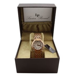 New Lucien Piccard Fantasia Gold Watch